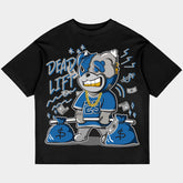 Deadlift Bear Oversized Black Tee